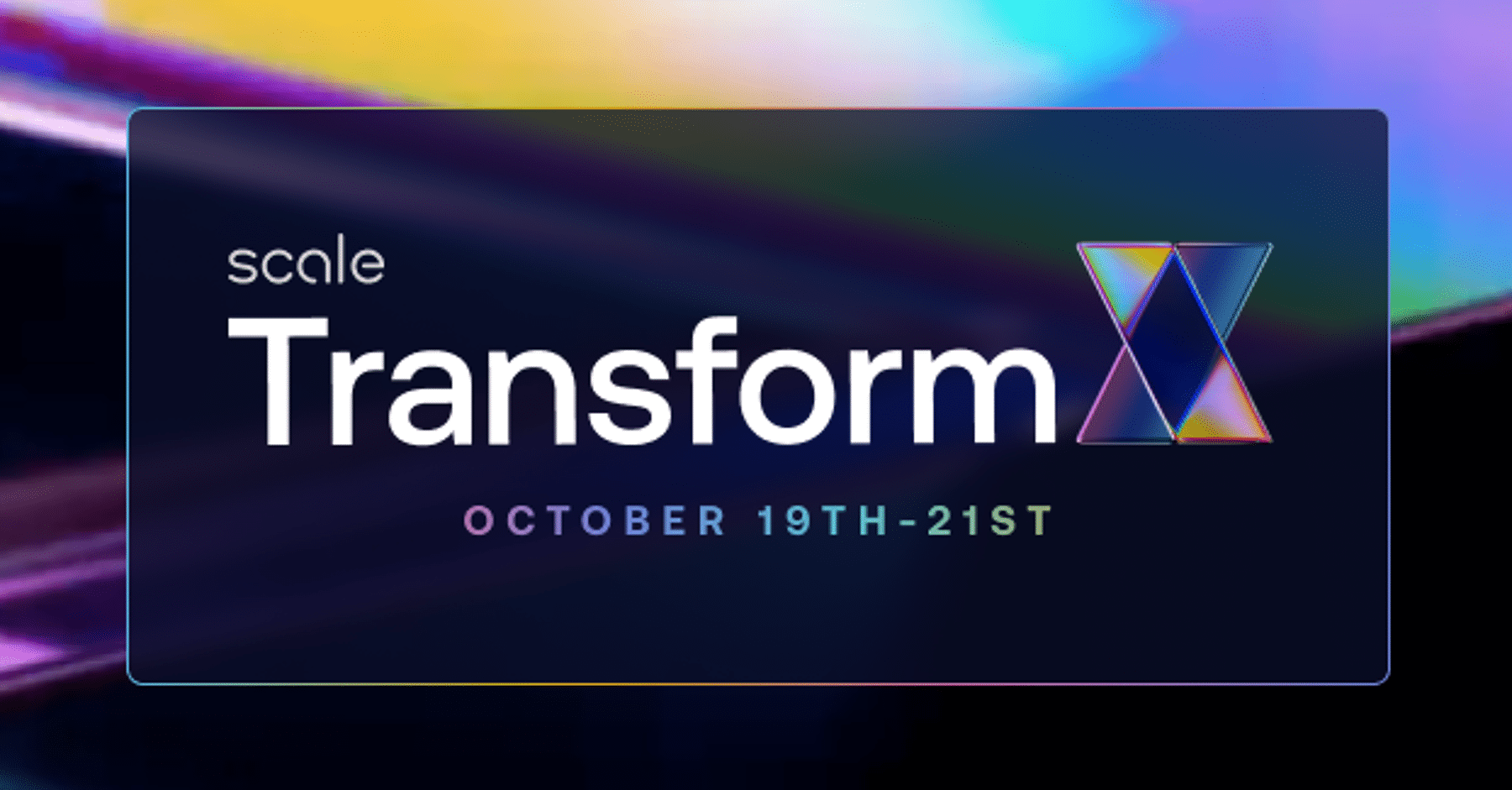 TransformX Conference: Operationalizing AI at Scale